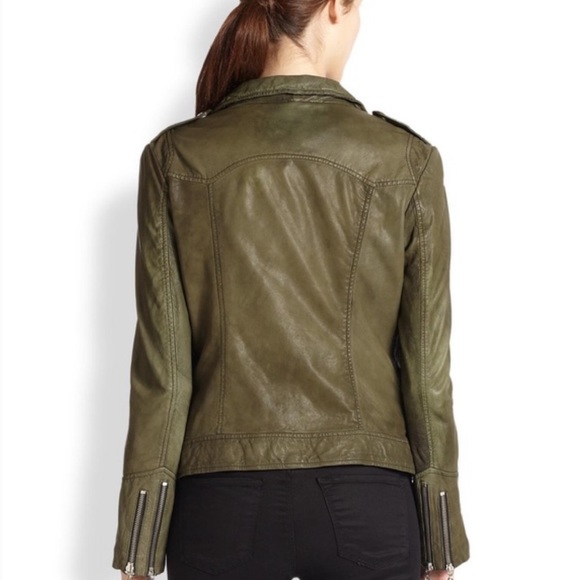 Doma Black Leather Moto Jacket (size M) - Picture 13 of 14